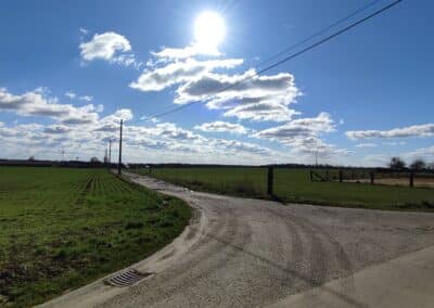 Blick auf die Landschaft in Bossière