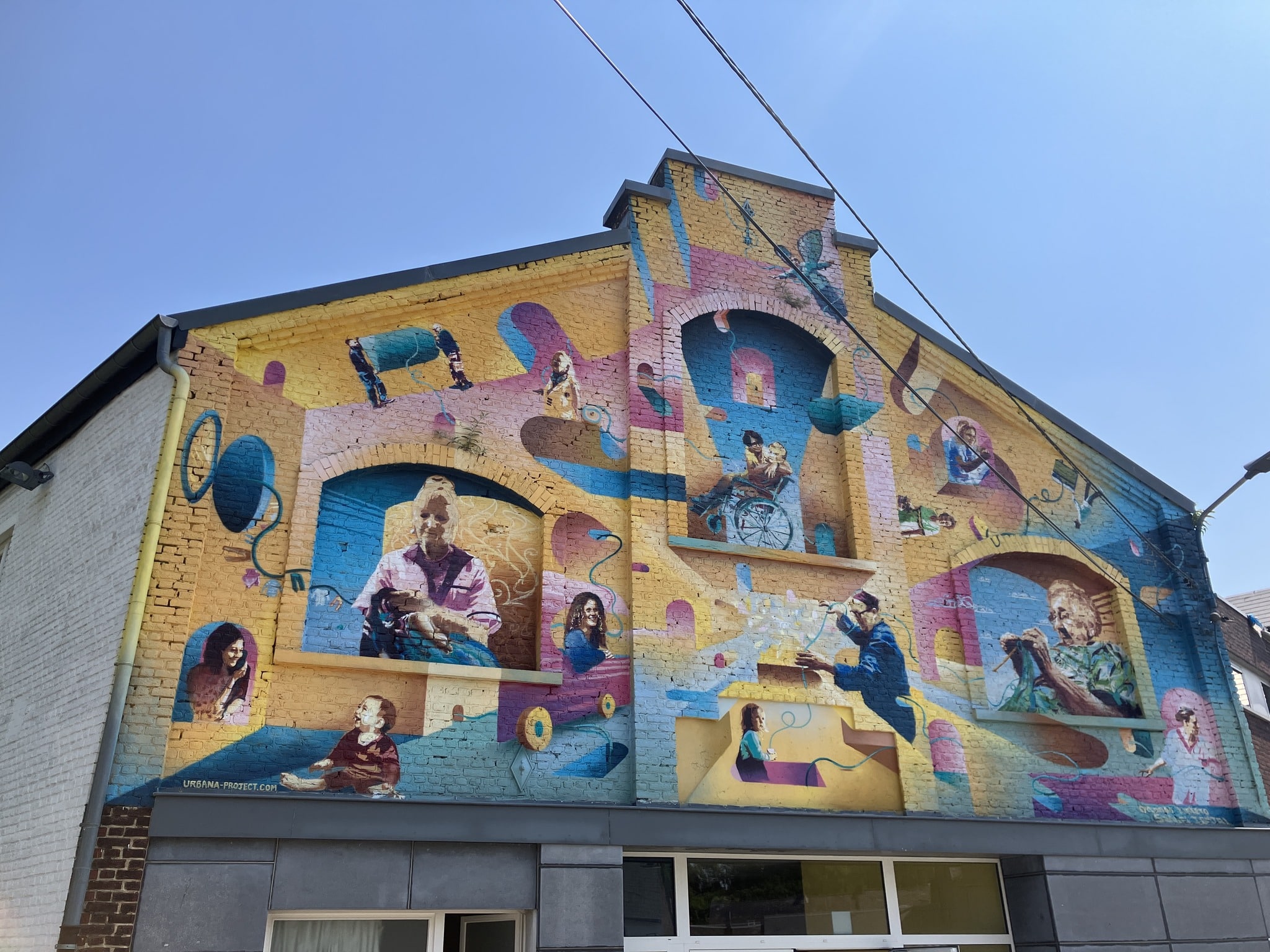 fresque Totemus à Gembloux