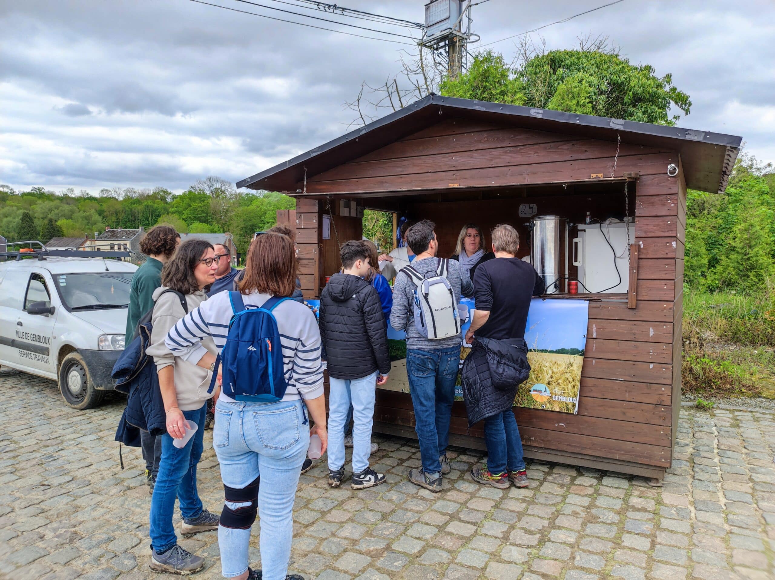 Balade gourmande 2024 à Bossière - Chalet