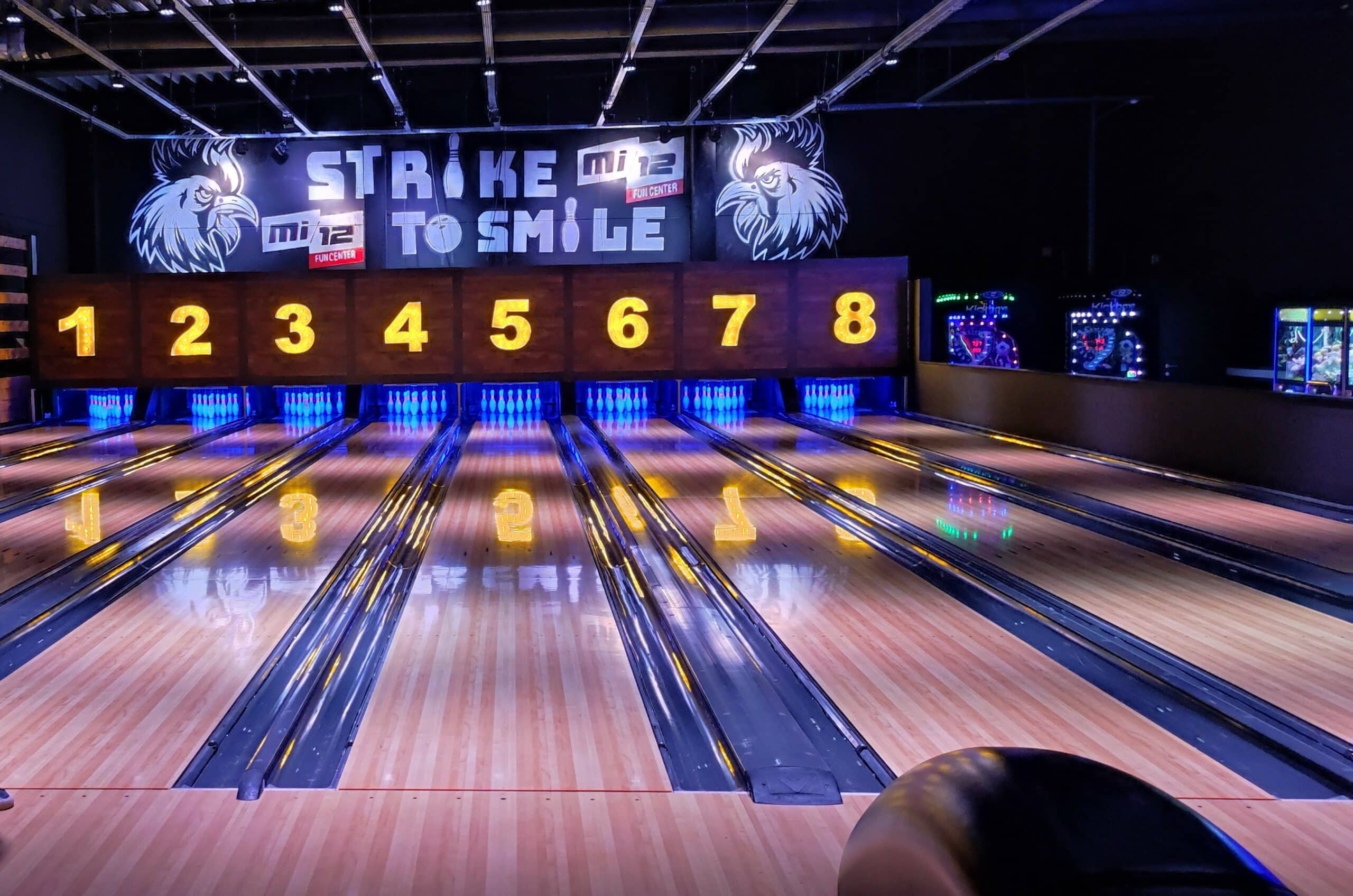 illustration d'une piste de bowling