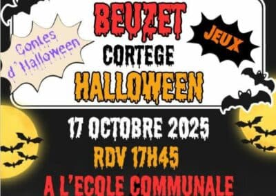 Halloween à Beuzet, affiche