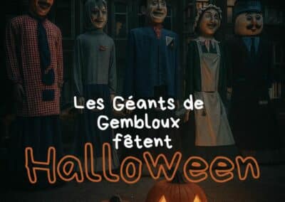 Halloween affiche de Gembloux et ses Géants