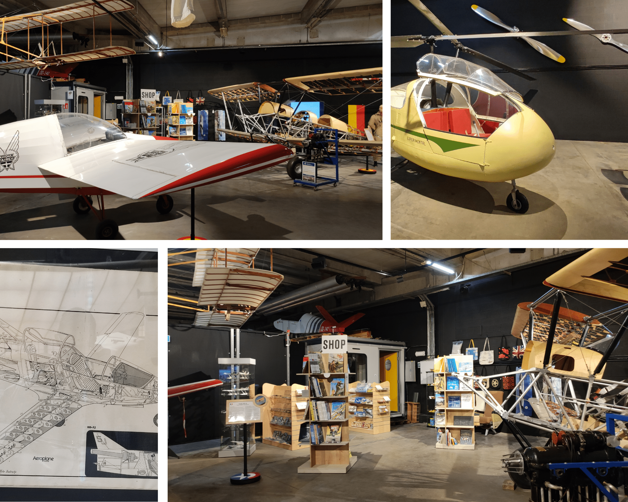 montage photo du musée de la bapa à Gembloux