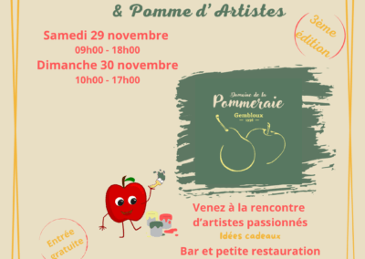 affiche Pommeraie pour leur événement