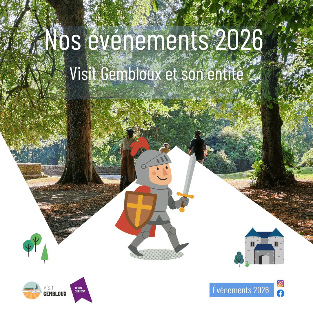 Les événements 2026 de Visit Gembloux et son entité Image qui illustre notre carnet événements 2026