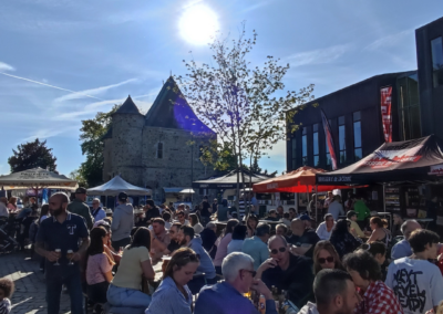 visiteurs au festibière